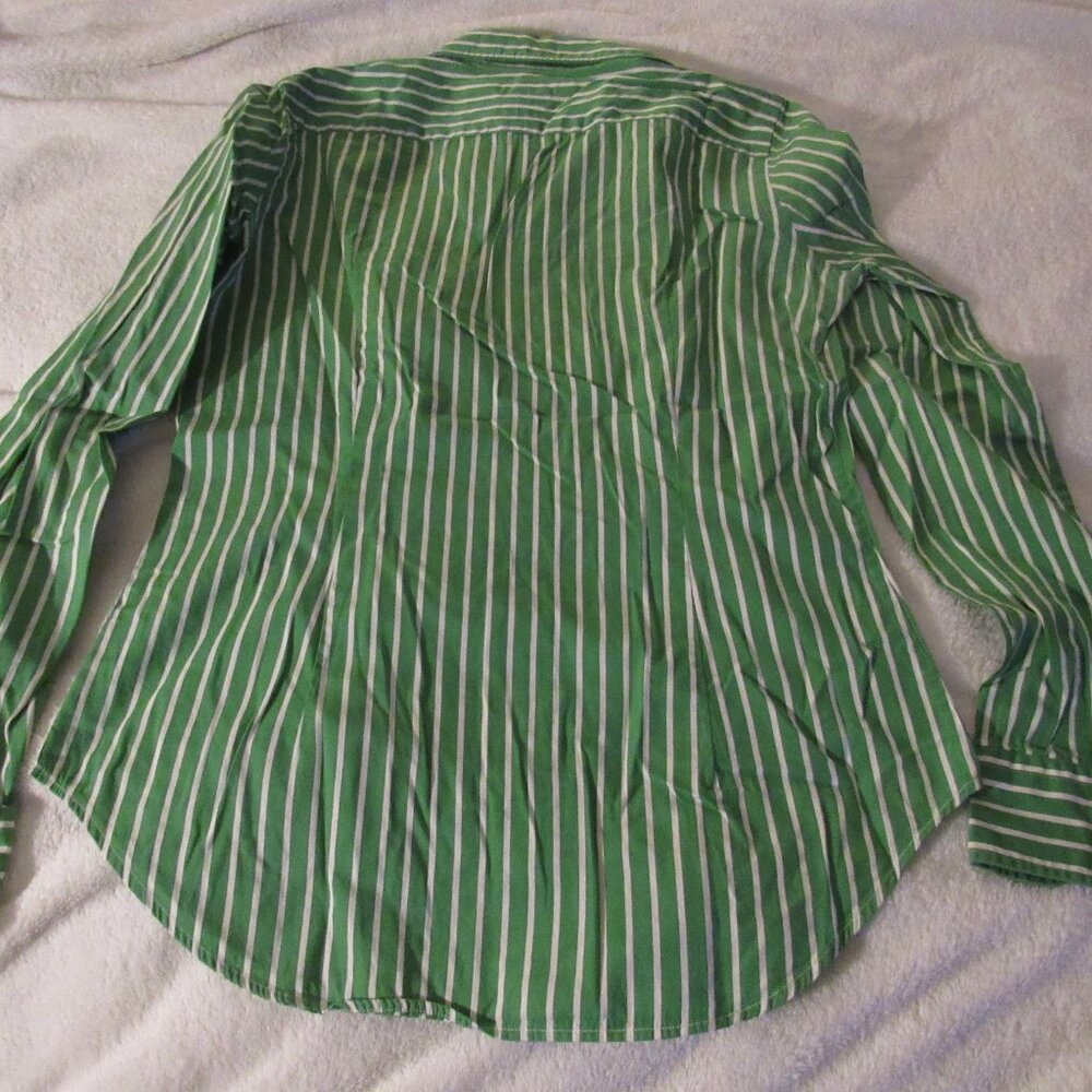 Ralph Lauren Sport Green/White Size 4 Long Sleeve Shirt - Picture 7 of 7
